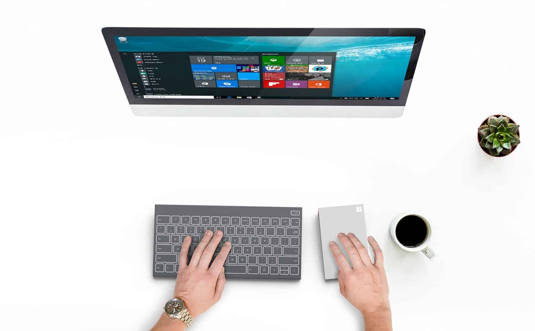 All In One Keyboard × Microsoft Concept 2