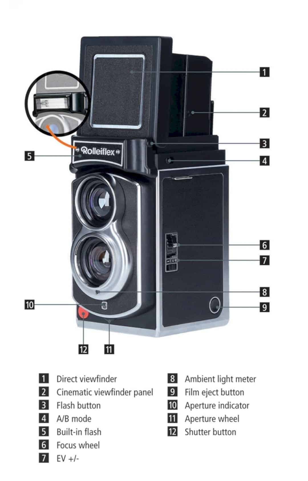 Rolleiflex™ Instant Kamera 1