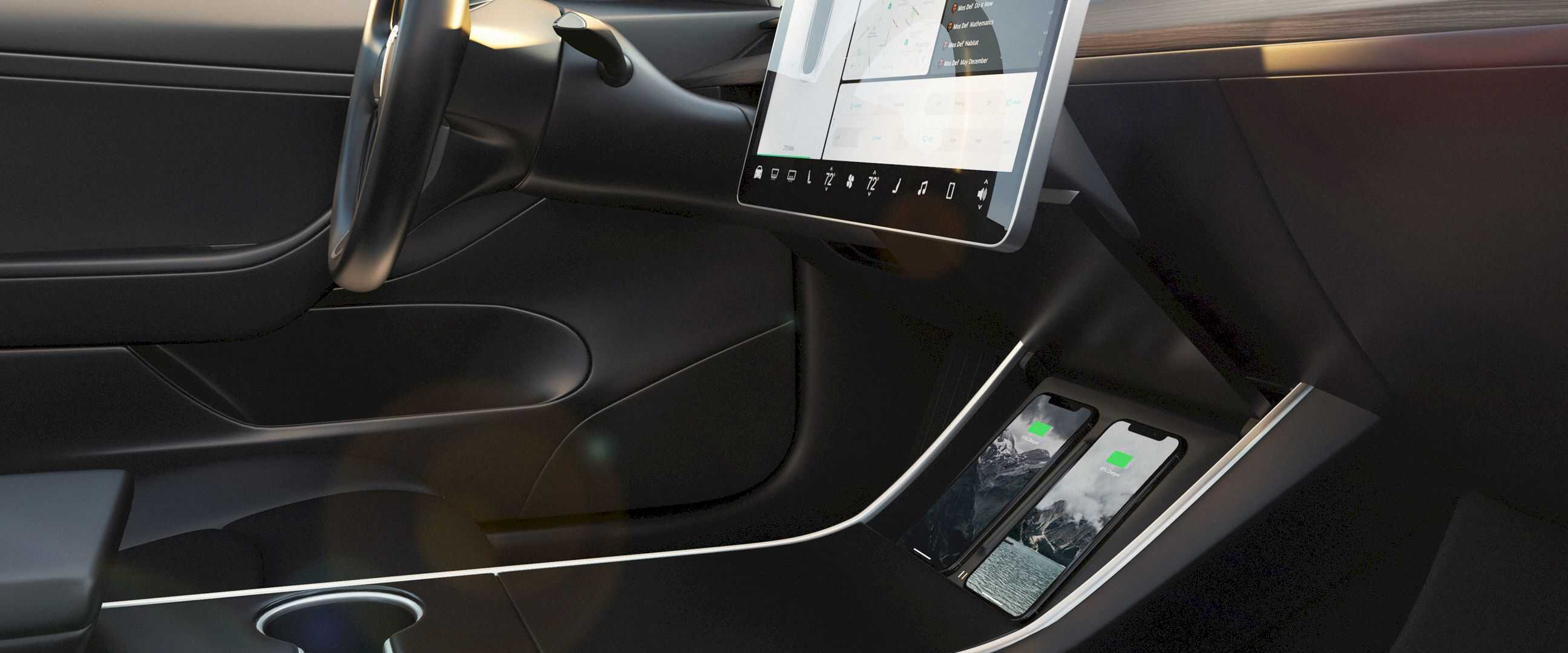 Nomad Tesla Model 3 Wireless Phone Charger 7